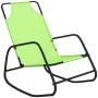 Rocking lounger 2 units in steel and green textilene by vidaXL, Loungers - Ref: Foro24-318143, Price: 111,73 €, Discount: %