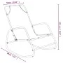 Rocking lounger 2 units in steel and green textilene by vidaXL, Loungers - Ref: Foro24-318143, Price: 111,73 €, Discount: %