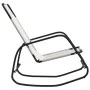 Steel and cream textilene rocking lounger by vidaXL, Loungers - Ref: Foro24-318126, Price: 53,46 €, Discount: %