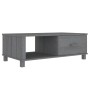 Mesa de centro HAMAR madera maciza pino gris oscuro 100x55x35cm de vidaXL, Mesas de centro - Ref: Foro24-340454, Precio: 88,6...