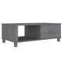 Mesa de centro HAMAR madera maciza pino gris oscuro 100x55x35cm de vidaXL, Mesas de centro - Ref: Foro24-340454, Precio: 87,5...