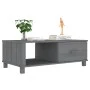 Mesa de centro HAMAR madera maciza pino gris oscuro 100x55x35cm de vidaXL, Mesas de centro - Ref: Foro24-340454, Precio: 87,5...