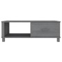 Mesa de centro HAMAR madera maciza pino gris oscuro 100x55x35cm de vidaXL, Mesas de centro - Ref: Foro24-340454, Precio: 88,6...