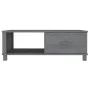 Mesa de centro HAMAR madera maciza pino gris oscuro 100x55x35cm de vidaXL, Mesas de centro - Ref: Foro24-340454, Precio: 87,5...