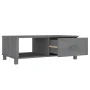 Mesa de centro HAMAR madera maciza pino gris oscuro 100x55x35cm de vidaXL, Mesas de centro - Ref: Foro24-340454, Precio: 87,5...