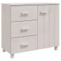 Aparador HAMAR madera maciza de pino blanco 90x40x80 cm de vidaXL, Aparadores - Ref: Foro24-340429, Precio: 169,15 €, Descuen...