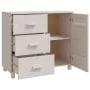 Aparador HAMAR madera maciza de pino blanco 90x40x80 cm de vidaXL, Aparadores - Ref: Foro24-340429, Precio: 169,15 €, Descuen...