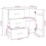 Aparador HAMAR madera maciza de pino blanco 90x40x80 cm de vidaXL, Aparadores - Ref: Foro24-340429, Precio: 172,09 €, Descuen...