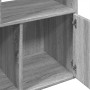 Estantería madera de ingeniería gris Sonoma 70x36x189 cm en Librerías y estanterías | Comprar online en Foru.es