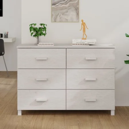Aparador HAMAR madera maciza de pino blanco 113x40x80 cm de vidaXL, Aparadores - Ref: Foro24-340449, Precio: 134,38 €, Descue...
