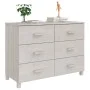 Aparador HAMAR madera maciza de pino blanco 113x40x80 cm de vidaXL, Aparadores - Ref: Foro24-340449, Precio: 134,38 €, Descue...