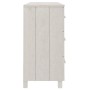 Aparador HAMAR madera maciza de pino blanco 113x40x80 cm de vidaXL, Aparadores - Ref: Foro24-340449, Precio: 135,90 €, Descue...
