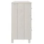 Aparador HAMAR madera maciza de pino blanco 113x40x80 cm de vidaXL, Aparadores - Ref: Foro24-340449, Precio: 134,38 €, Descue...