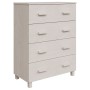 Aparador HAMAR madera maciza de pino blanco 79x40x103,5 cm de vidaXL, Aparadores - Ref: Foro24-340425, Precio: 155,05 €, Desc...
