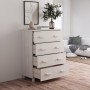 Aparador HAMAR madera maciza de pino blanco 79x40x103,5 cm de vidaXL, Aparadores - Ref: Foro24-340425, Precio: 155,05 €, Desc...