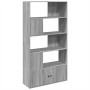 Estantería madera de ingeniería gris Sonoma 100x36x189 cm en Librerías y estanterías | Comprar online en Foru.es