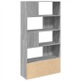 Estantería madera de ingeniería gris Sonoma 100x36x189 cm en Librerías y estanterías | Comprar online en Foru.es