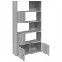 Estantería madera de ingeniería gris Sonoma 100x36x189 cm en Librerías y estanterías | Comprar online en Foru.es