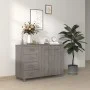 Aparador HAMAR madera maciza de pino gris claro 113x40x80 cm de vidaXL, Aparadores - Ref: Foro24-340447, Precio: 147,10 €, De...