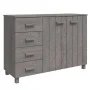 Aparador HAMAR madera maciza de pino gris claro 113x40x80 cm de vidaXL, Aparadores - Ref: Foro24-340447, Precio: 147,10 €, De...