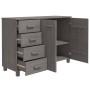 Aparador HAMAR madera maciza de pino gris claro 113x40x80 cm de vidaXL, Aparadores - Ref: Foro24-340447, Precio: 148,76 €, De...