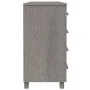 Aparador HAMAR madera maciza de pino gris claro 113x40x80 cm de vidaXL, Aparadores - Ref: Foro24-340447, Precio: 147,10 €, De...