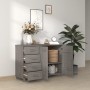Aparador HAMAR madera maciza de pino gris claro 113x40x80 cm de vidaXL, Aparadores - Ref: Foro24-340447, Precio: 148,76 €, De...