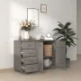 Aparador HAMAR madera maciza de pino gris claro 113x40x80 cm de vidaXL, Aparadores - Ref: Foro24-340447, Precio: 147,10 €, De...
