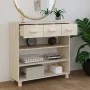 Mesa consola HAMAR madera maciza pino marrón miel 90x35x90 cm de vidaXL, Mesas auxiliares - Ref: Foro24-340464, Precio: 115,9...