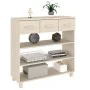 Mesa consola HAMAR madera maciza pino marrón miel 90x35x90 cm de vidaXL, Mesas auxiliares - Ref: Foro24-340464, Precio: 115,9...