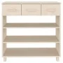 Mesa consola HAMAR madera maciza pino marrón miel 90x35x90 cm de vidaXL, Mesas auxiliares - Ref: Foro24-340464, Precio: 115,9...