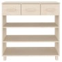 Mesa consola HAMAR madera maciza pino marrón miel 90x35x90 cm de vidaXL, Mesas auxiliares - Ref: Foro24-340464, Precio: 117,6...