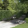 Tumbonas mecedoras 2 uds acero negro y textilene de vidaXL, Tumbonas - Ref: Foro24-318132, Precio: 176,77 €, Descuento: %