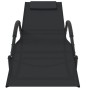 Tumbonas mecedoras 2 uds acero negro y textilene de vidaXL, Tumbonas - Ref: Foro24-318132, Precio: 179,46 €, Descuento: %
