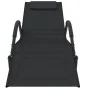 Tumbonas mecedoras 2 uds acero negro y textilene de vidaXL, Tumbonas - Ref: Foro24-318132, Precio: 176,77 €, Descuento: %