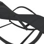 Tumbonas mecedoras 2 uds acero negro y textilene de vidaXL, Tumbonas - Ref: Foro24-318132, Precio: 179,46 €, Descuento: %
