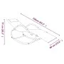 Tumbonas mecedoras 2 uds acero negro y textilene de vidaXL, Tumbonas - Ref: Foro24-318132, Precio: 176,77 €, Descuento: %