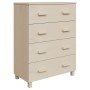 Aparador HAMAR madera pino maciza marrón miel 79x40x103,5 cm de vidaXL, Aparadores - Ref: Foro24-340424, Precio: 173,62 €, De...