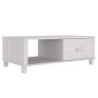 Mesa de centro HAMAR madera maciza de pino blanco 100x55x35 cm de vidaXL, Mesas de centro - Ref: Foro24-340453, Precio: 88,62...