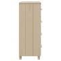 Aparador HAMAR madera pino maciza marrón miel 79x40x103,5 cm de vidaXL, Aparadores - Ref: Foro24-340424, Precio: 173,62 €, De...
