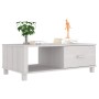 Mesa de centro HAMAR madera maciza de pino blanco 100x55x35 cm de vidaXL, Mesas de centro - Ref: Foro24-340453, Precio: 88,62...