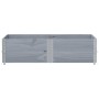 Jardinera de madera maciza de pino gris 150x100 cm en Macetas y jardineras | Comprar online en Foru.es