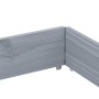 Jardinera de madera maciza de pino gris 150x100 cm en Macetas y jardineras | Comprar online en Foru.es