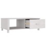 Mesa de centro HAMAR madera maciza de pino blanco 100x55x35 cm de vidaXL, Mesas de centro - Ref: Foro24-340453, Precio: 88,62...