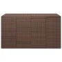 Baúl para cojines de jardín ratán PE marrón 194x100x103 cm de vidaXL, Cajas de almacenaje para exteriores - Ref: Foro24-31723...