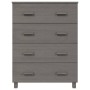 Aparador HAMAR madera maciza de pino gris claro 79x40x103,5 cm de vidaXL, Aparadores - Ref: Foro24-340427, Precio: 111,53 €, ...