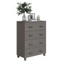Aparador HAMAR madera maciza de pino gris claro 79x40x103,5 cm de vidaXL, Aparadores - Ref: Foro24-340427, Precio: 111,53 €, ...