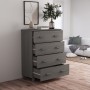 Aparador HAMAR madera maciza de pino gris claro 79x40x103,5 cm de vidaXL, Aparadores - Ref: Foro24-340427, Precio: 111,53 €, ...