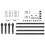 Kit de herrajes para puertas correderas acero negro 152,5 cm en Materiales de construcción | Comprar online en Foru.es