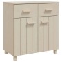 Aparador HAMAR madera de pino maciza marrón miel 79x40x80cm de vidaXL, Aparadores - Ref: Foro24-340436, Precio: 129,69 €, Des...